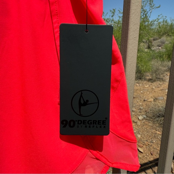 90 Degree By Reflex NWT  Vibrant Diva Pink (On Tag) Athletic Shorts - Picture 4 of 11